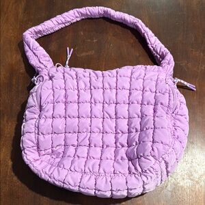 Lavender Quilted Women's Bag